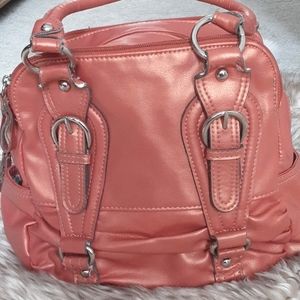 Pearlescent Peach purse.